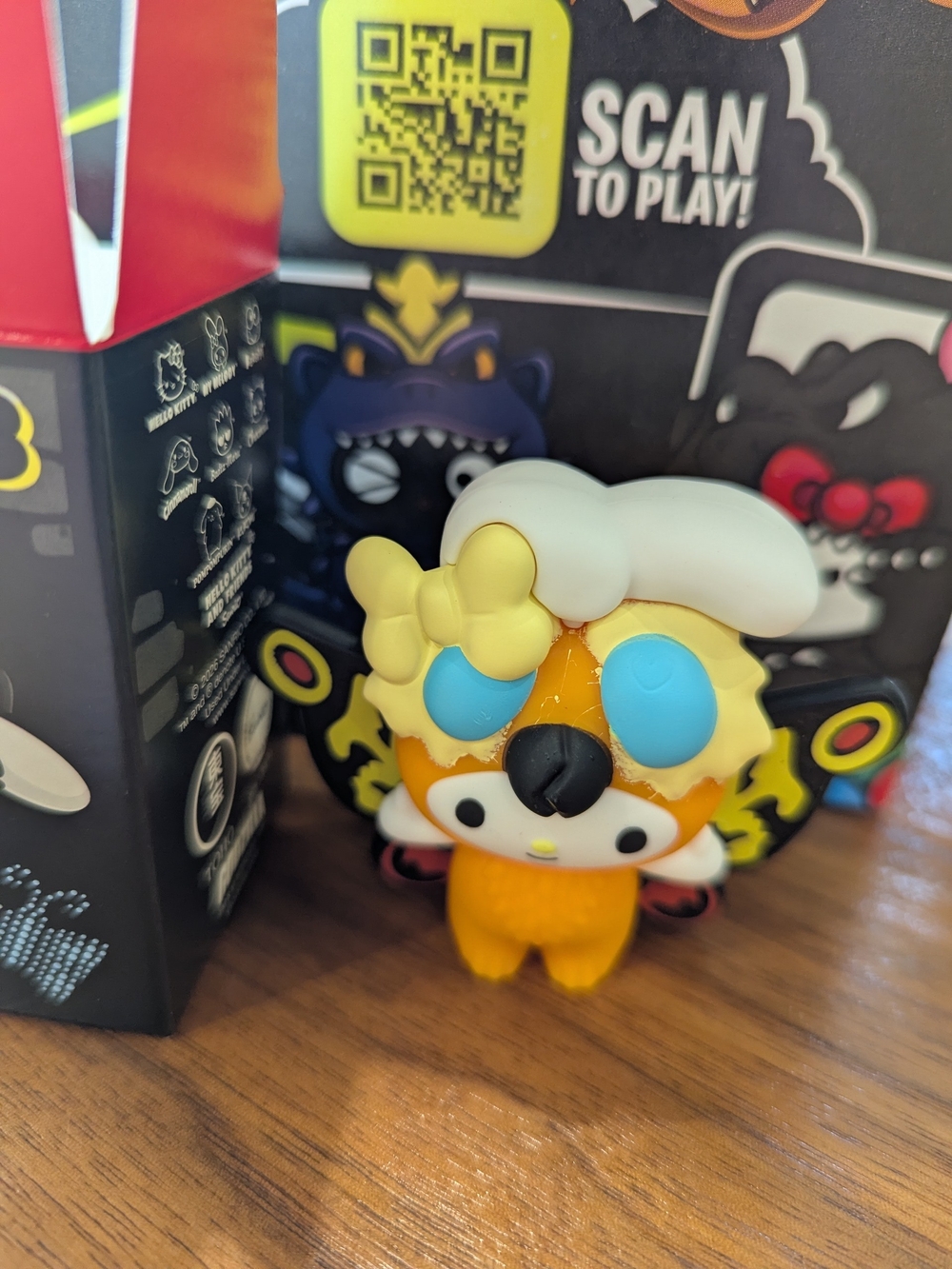 hello kitty x godzilla mcdonalds  my melody as mothra